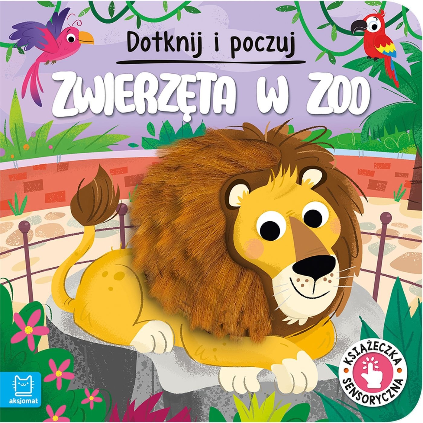 Aksjomat Touch and Feel Zoo Animals - Sensory Book for Toddlers