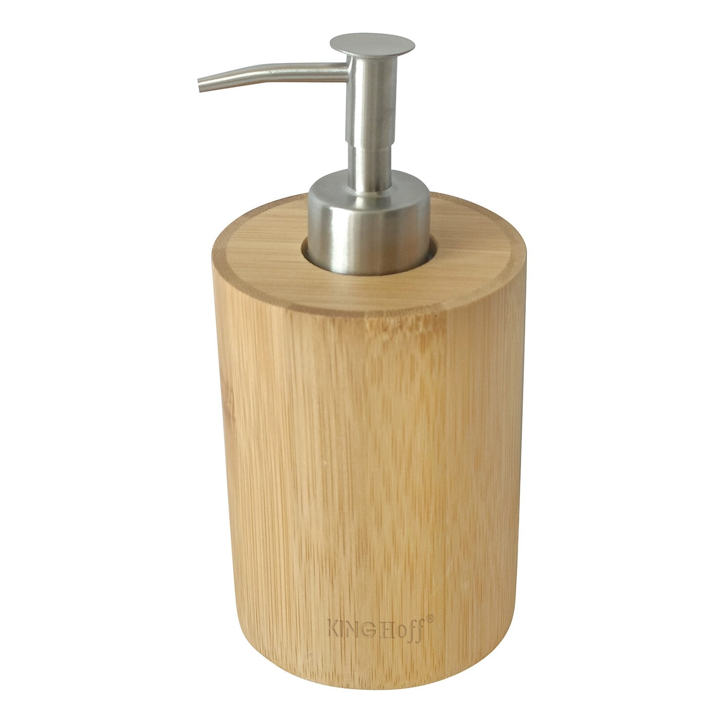 Kinghoff Bamboo Soap Dispenser - elegance and functionality