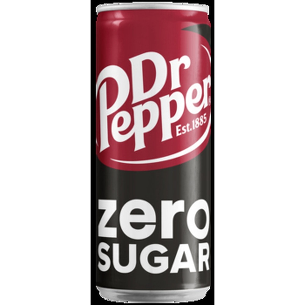 Dr Pepper Zero - Refreshing sugar-free drink 330ml