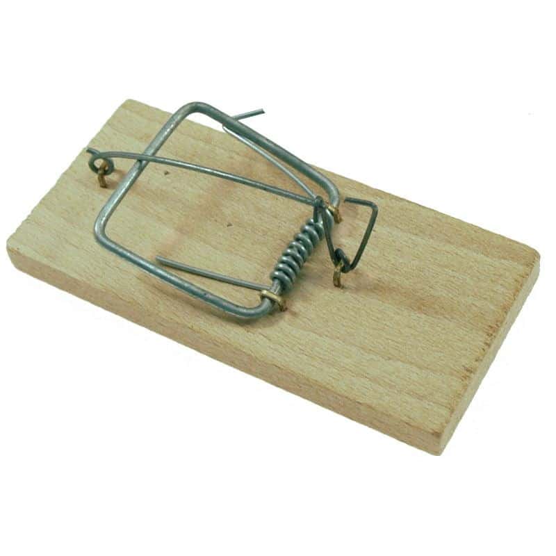 Wooden mouse trap - set of 5