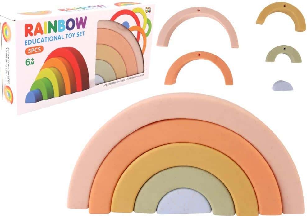 Wooden Rainbow Montessori - Creative Educational Toy