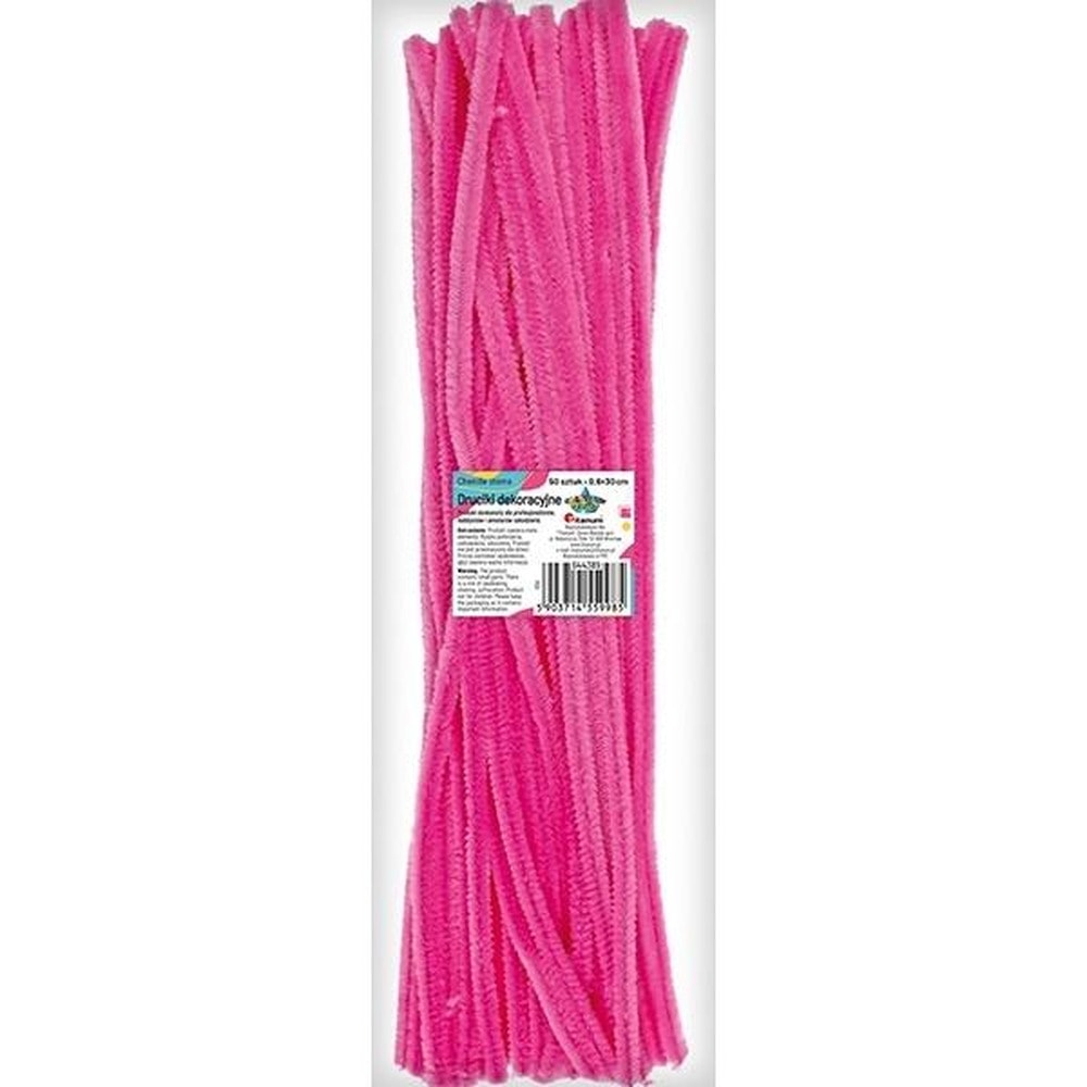 Decorative wires pink 0.6x30cm - perfect for crafts