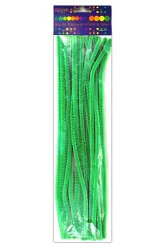 Druciki kreatywne 30 cm zielone 25 szt.