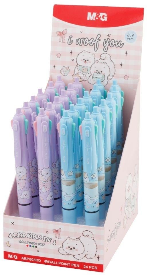 M&G Automatic pen I Woof You 0.7 mm mix 24 pieces