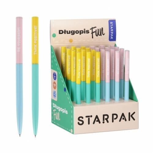 STARPAK Metal Ballpoint Pen Fun Off 0.7 mm - 24 pieces