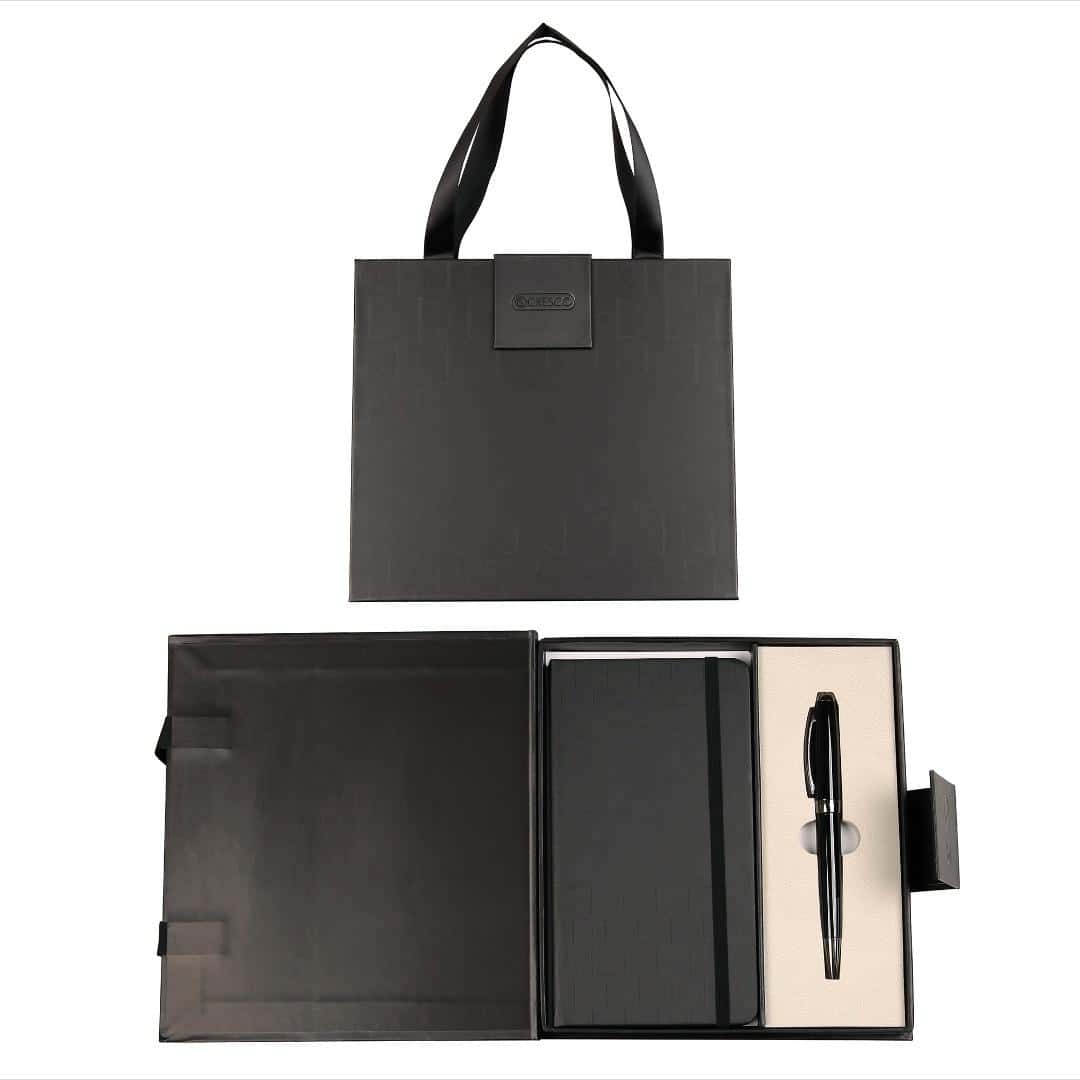 Symphony Pen and notebook premium black - perfect gift set