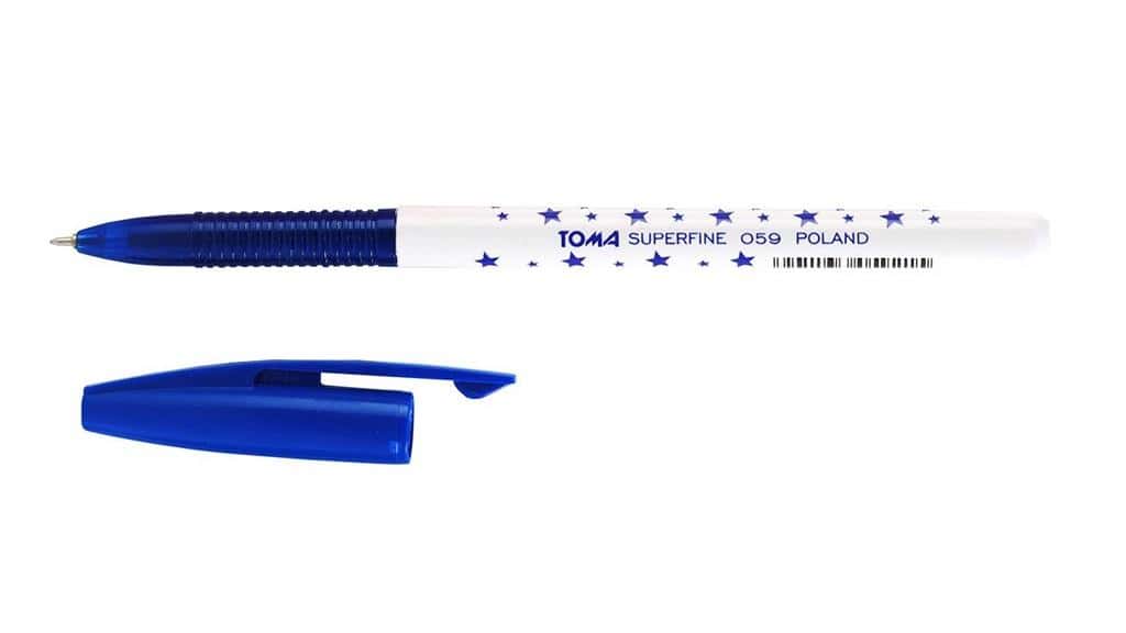 TOMA Superfine - Pens 0.5 mm blue, 20 pieces - precise writing