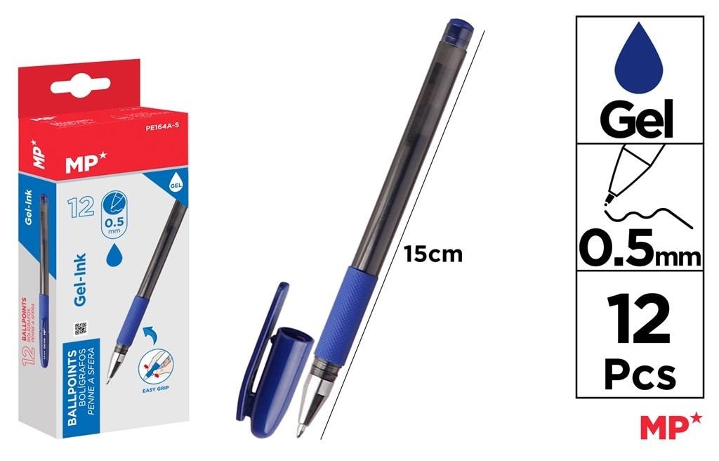 Ergonomic gel pen 0.5 mm - write with pleasure!