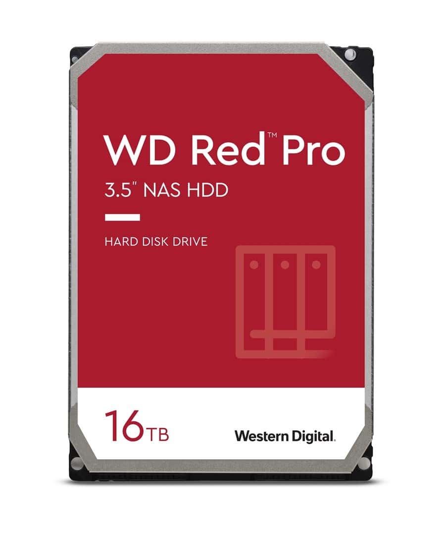 WD Red Pro HDD 16 TB - reliable drive for NAS