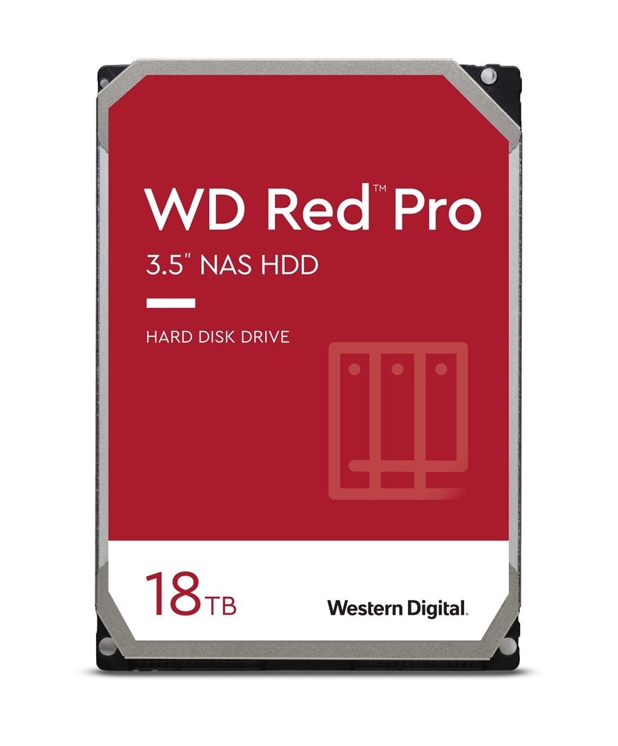 WD Red Pro HDD 18 TB - reliable data storage for professionals
