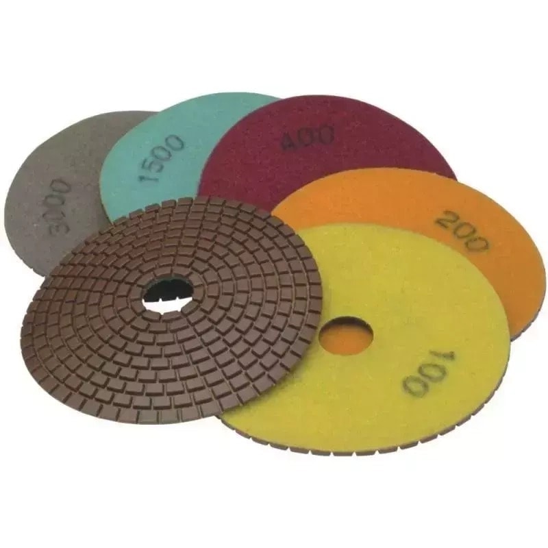 Diamond polishing disc D. 125mm - ideal for wet polishing
