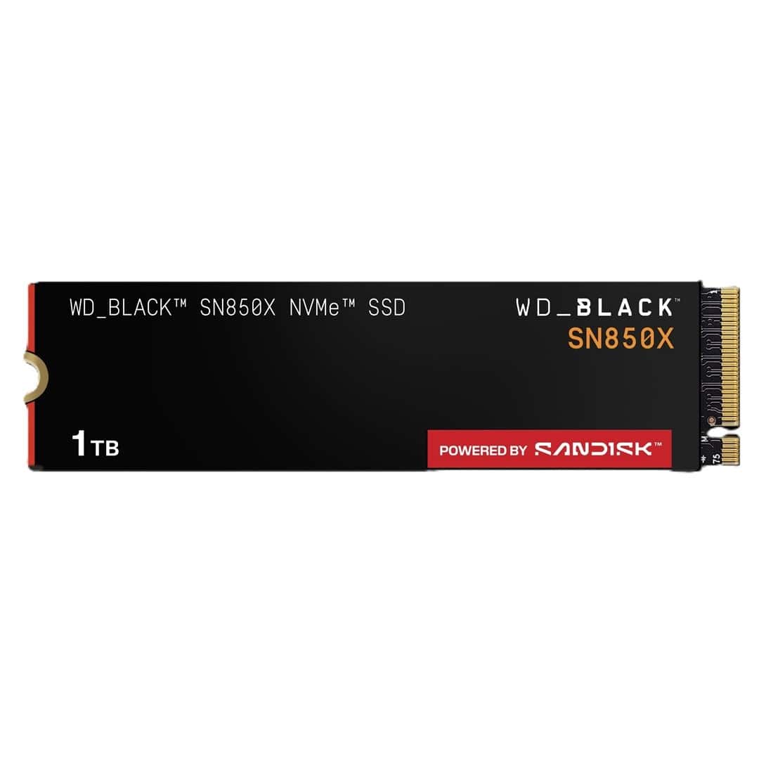 WD Black SN850X 1 TB - M.2 PCIe NVMe 4.0 x4 SSD for demanding users