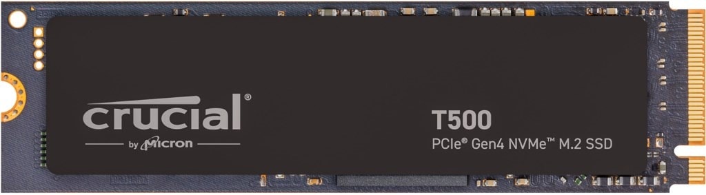 Crucial T500 500GB SSD PCIe 4.0 NVMe M.2 - fast and reliable
