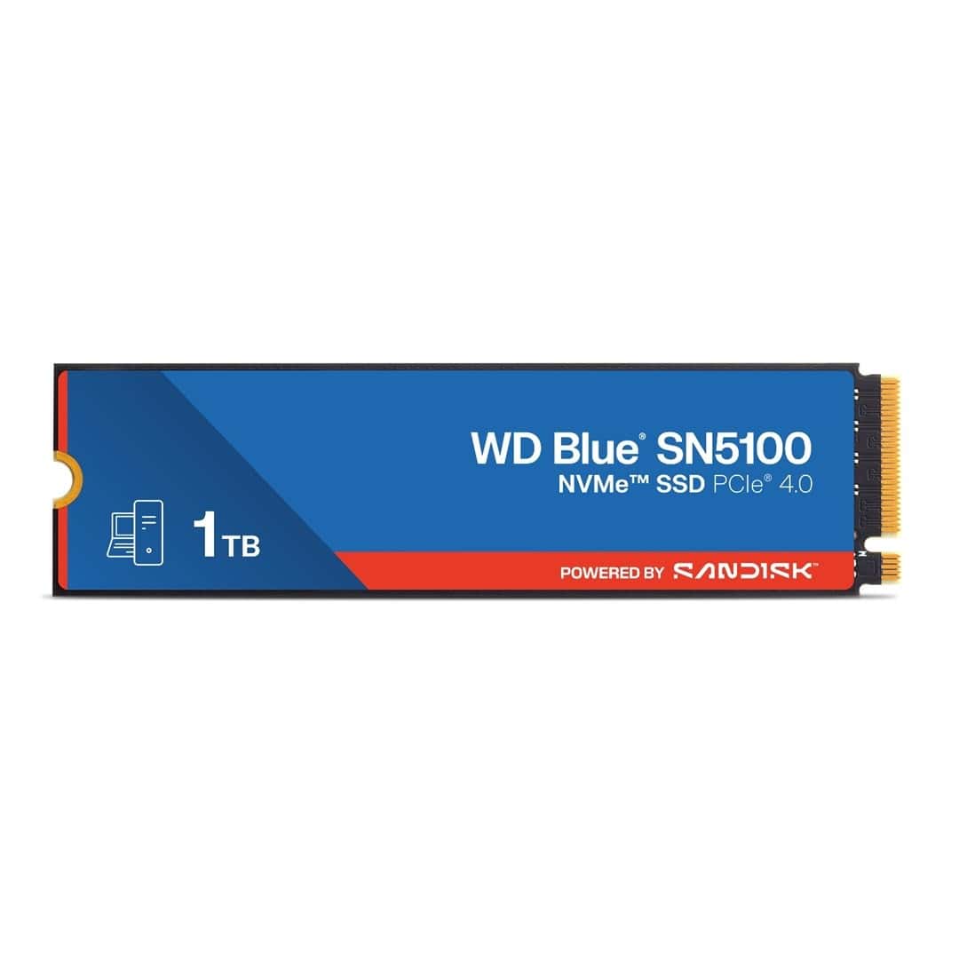 WD Blue SN5100 1 TB PCIe M.2 - fast SSD for your computer