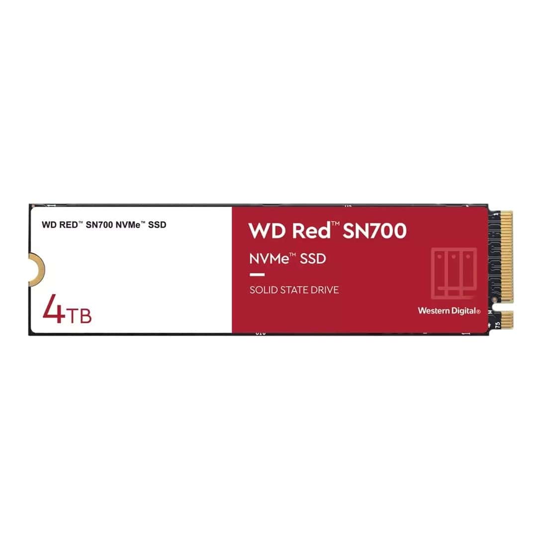 WD Red SN700 SSD 4 TB M.2 PCIe NVMe - reliable and fast
