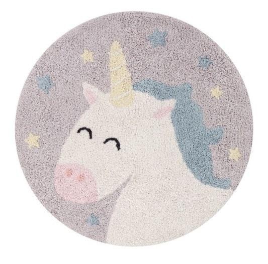 Lorena Canals Cotton rug Believe in Yourself 100 cm - handmade