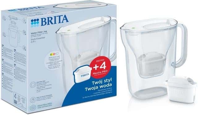 Brita Style Essential - Water filter jug white + 4 MAXTRA PRO - clean water every day