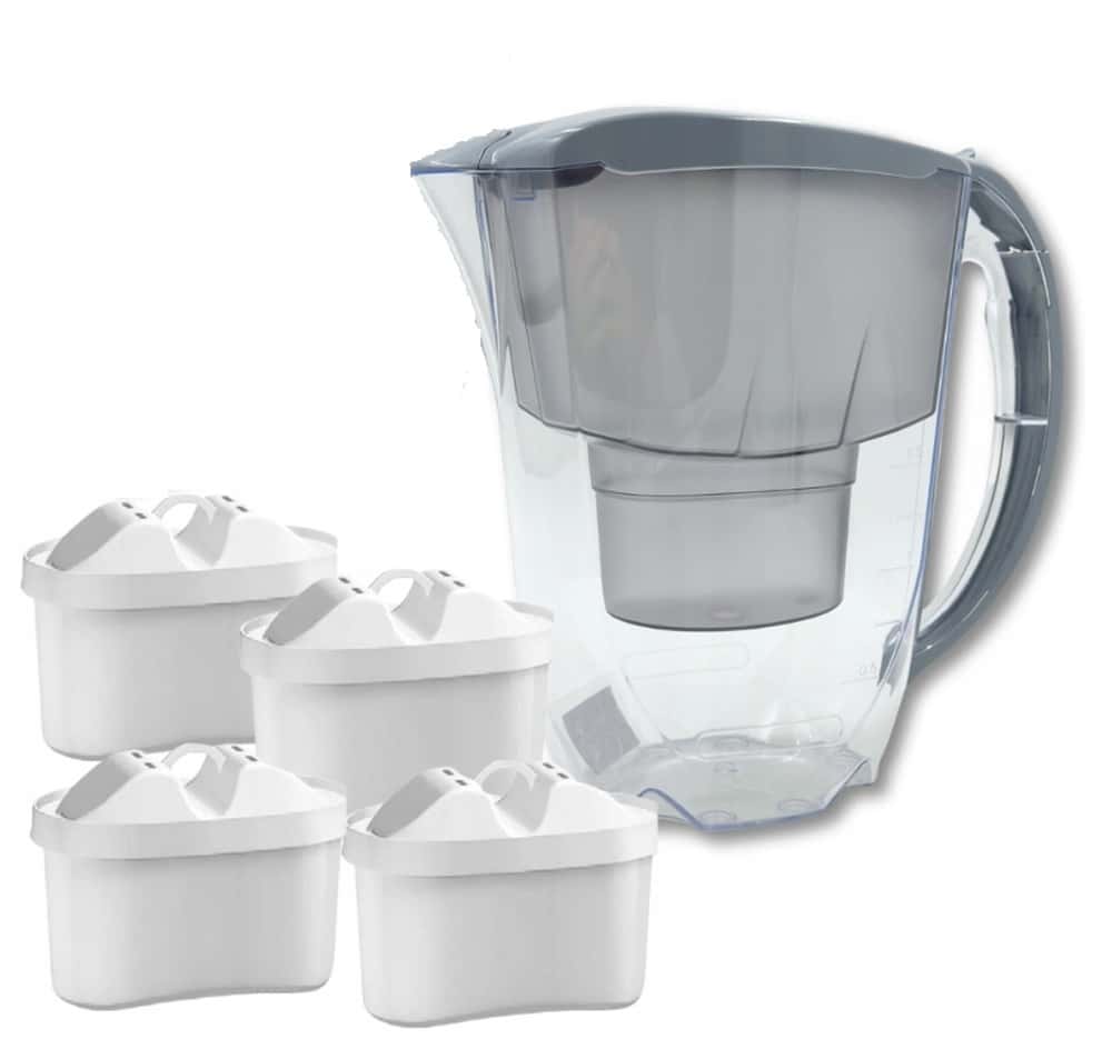 Simple Water Filter Jug 2.8L grey - clean water for your home