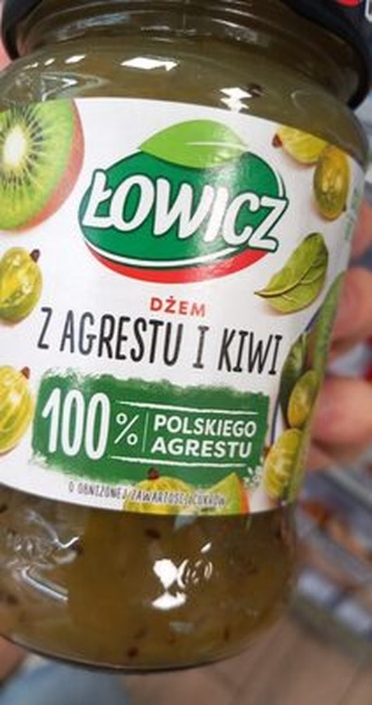 Łowicz Gooseberry and Kiwi Jam 280g - exotic flavor combination