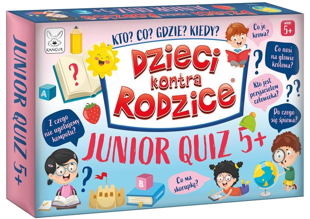 Kangur Kids vs Parents - Junior Quiz 5+ - Family quiz game