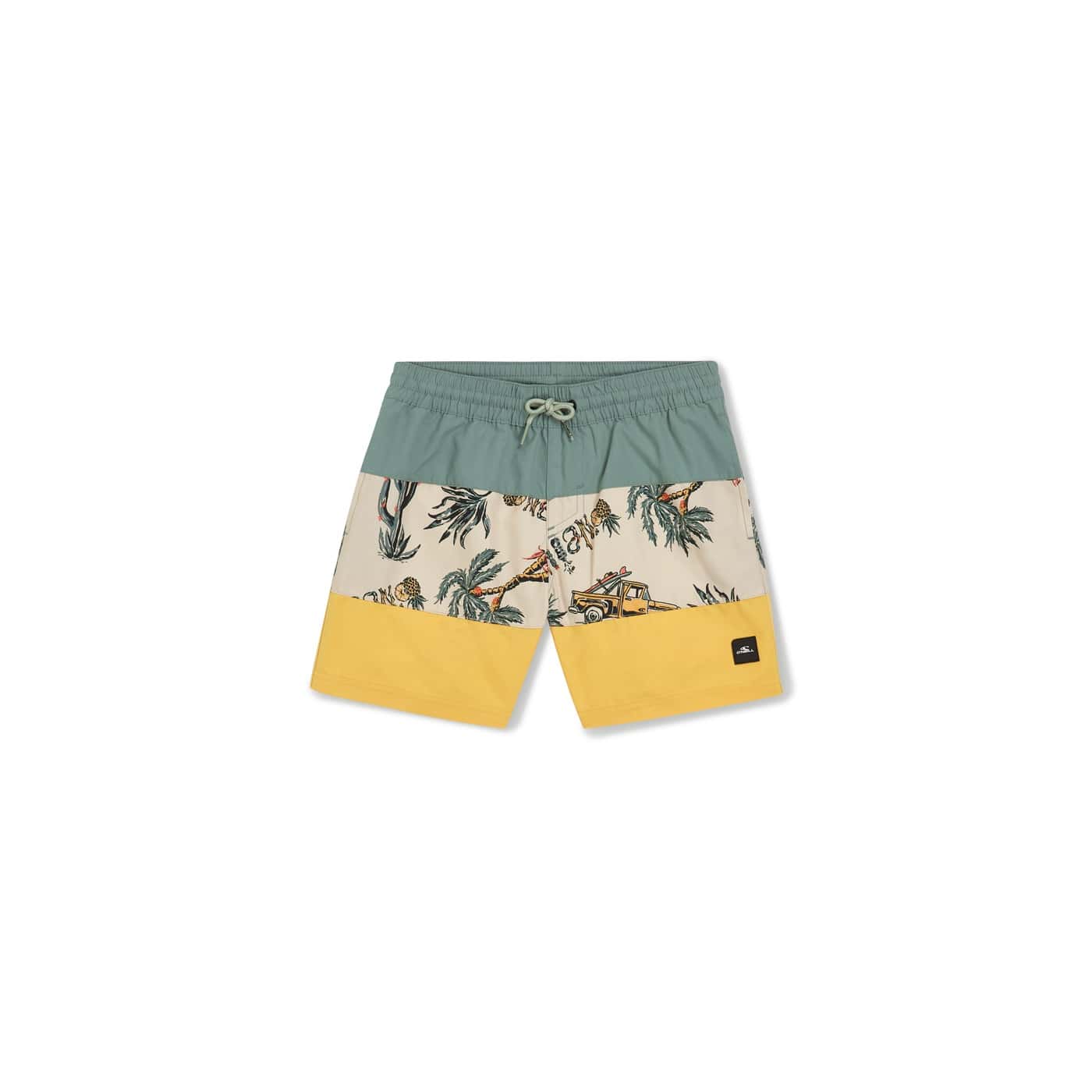 Kids' MIX & MATCH CALI BLOCK 13'' Swim Shorts - perfect for pool and beach