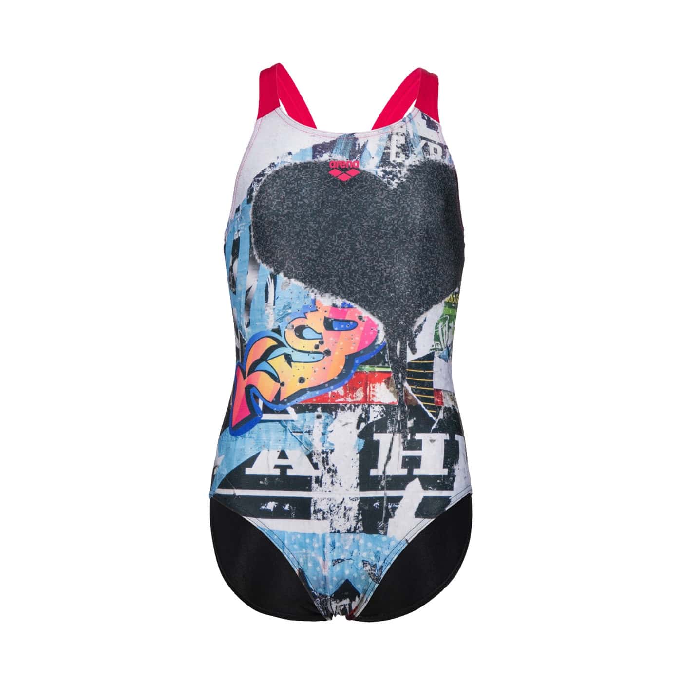 Girl's swimsuit with V-back - perfect for pool and beach