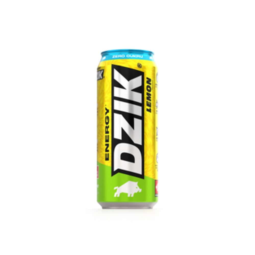 Dzik Energy Drink Lemon - Refreshing sugar-free drink