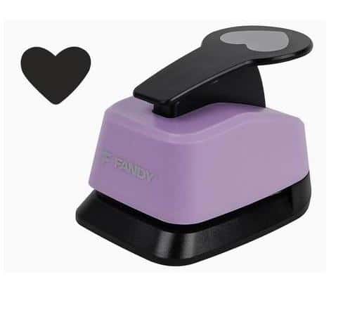 Fandy Craft punch heart 37 mm - perfect for scrapbooking