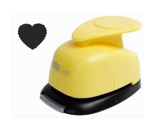 Craft punch heart 50mm - perfect for scrapbooking