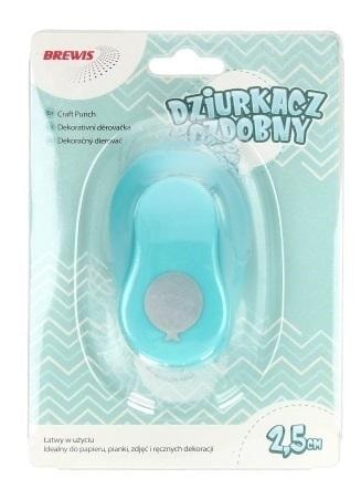 Brewis Craft Punch - Balloon 2.5cm Color MIX - perfect for scrapbooking