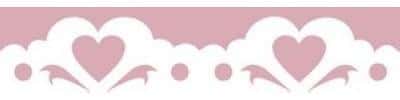 DpCraft Decorative border punch heart 4 cm - ideal for scrapbooking