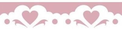 DpCraft Decorative border punch heart 4 cm - ideal for scrapbooking