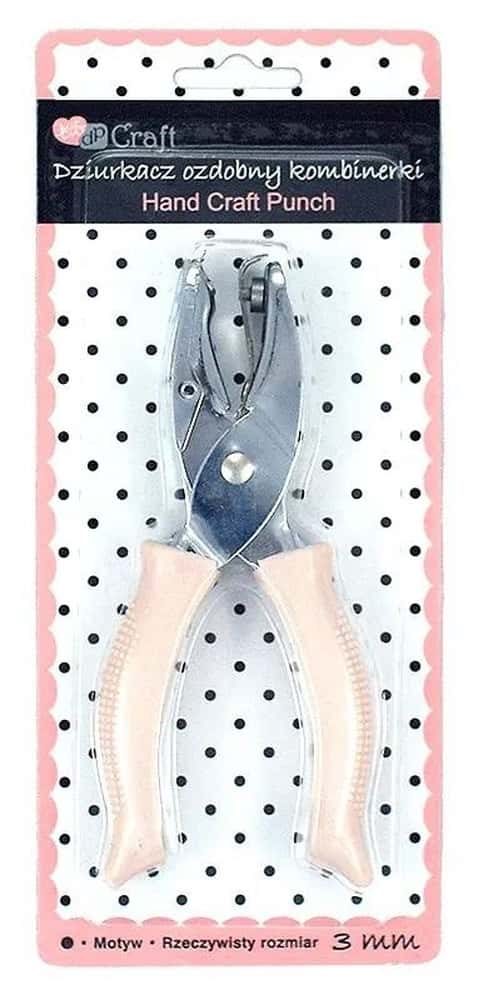 Decorative punch pliers 3 mm - ideal for scrapbooking