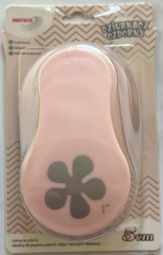 Decorative paper punch Flower 5 cm - ideal for scrapbooking