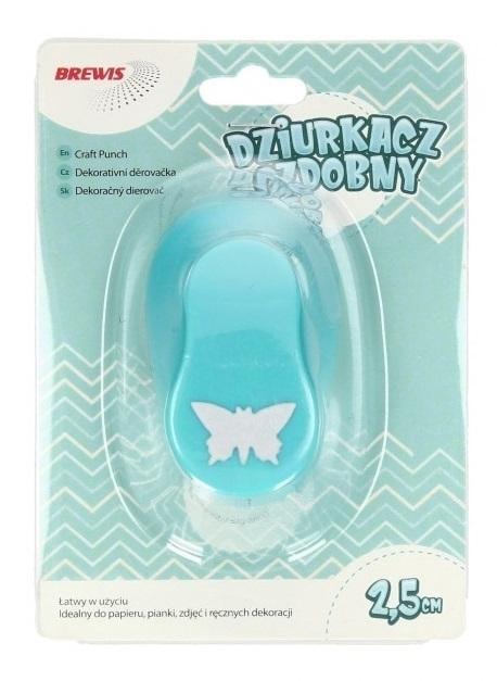 Decorative punch Butterfly 2.5cm MIX - ideal for scrapbooking