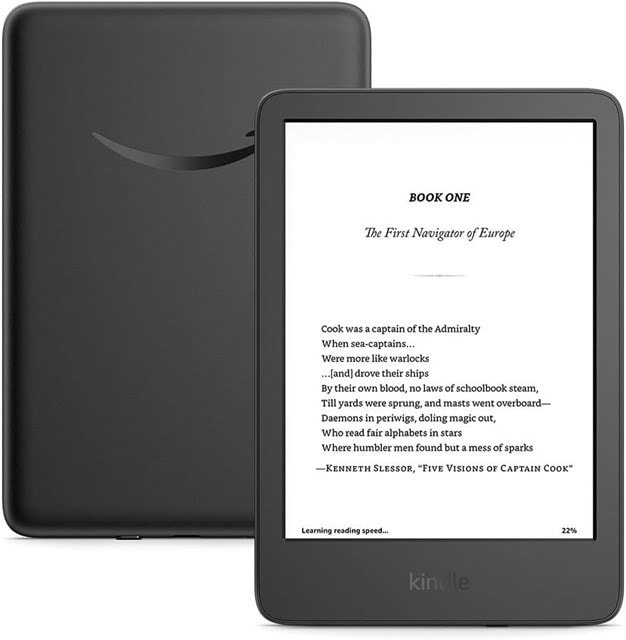 Kindle Ebook Reader 11th Gen - 6" glare-free screen, 16GB Wi-Fi, Black