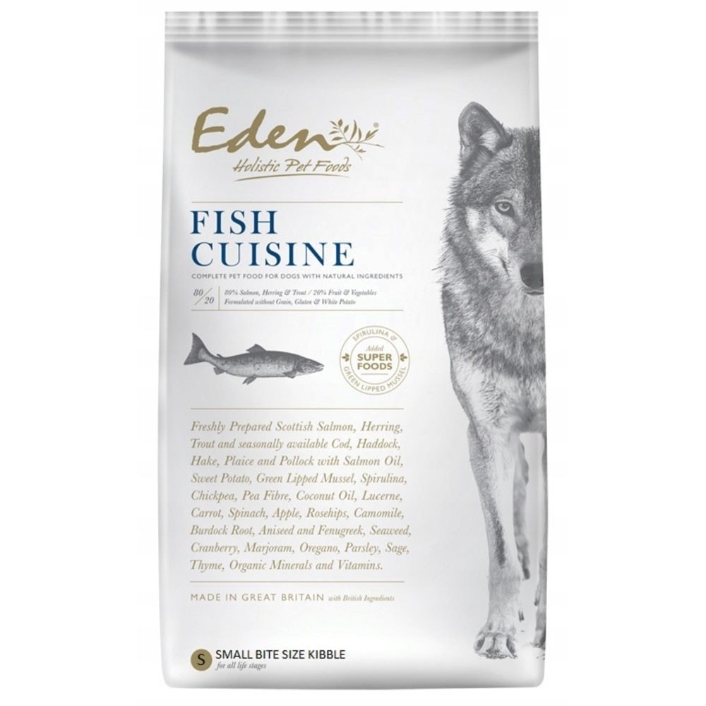 Eden Fish Cuisine dog food for small breeds 2kg - healthy and tasty