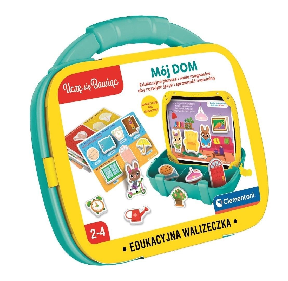 Clementoni Educational Suitcase My Home - discover rooms while playing!