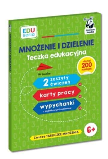 Kapitan Nauka Multiplication and Division - Educational folder for kids