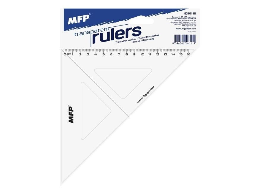 Set Square 45/45 16cm - Precise drawing tool