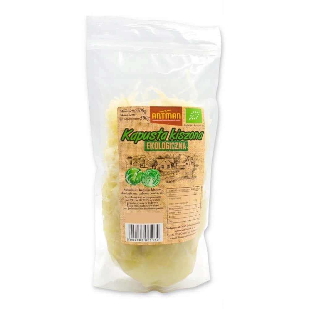 EKO Sauerkraut - Healthy addition to dinner in doypack 500g