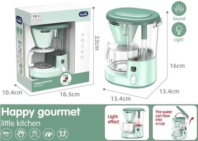 Happy Gourmet Interactive mini coffee machine - perfect gift for little baristas