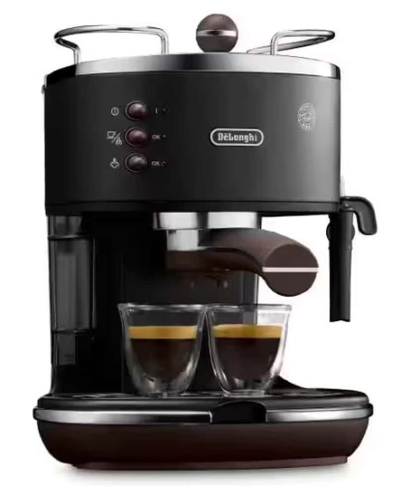 DeLonghi Coffee Machine ECOV311.BK (1100W; beige color) - perfect for your kitchen