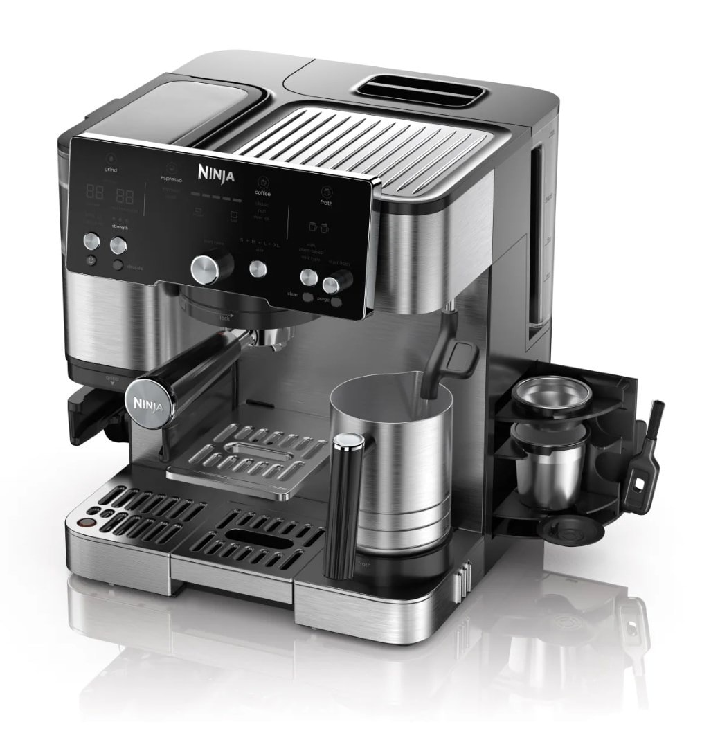 Ninja Luxe Essential - Coffee Machine silver with Precise Temp Technology