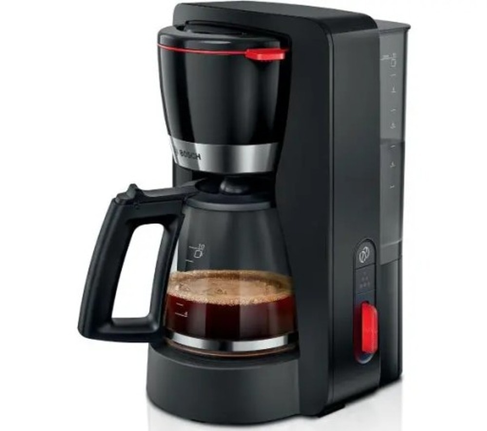 Bosch TKA 4M233 - Drip coffee maker for up to 15 cups, perfect for everyday use