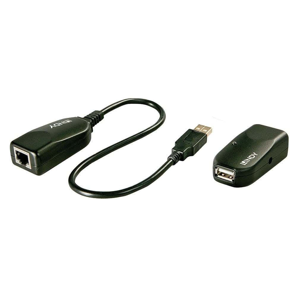 Lindy USB 2.0 Extender 50m - Extend the USB signal without problems