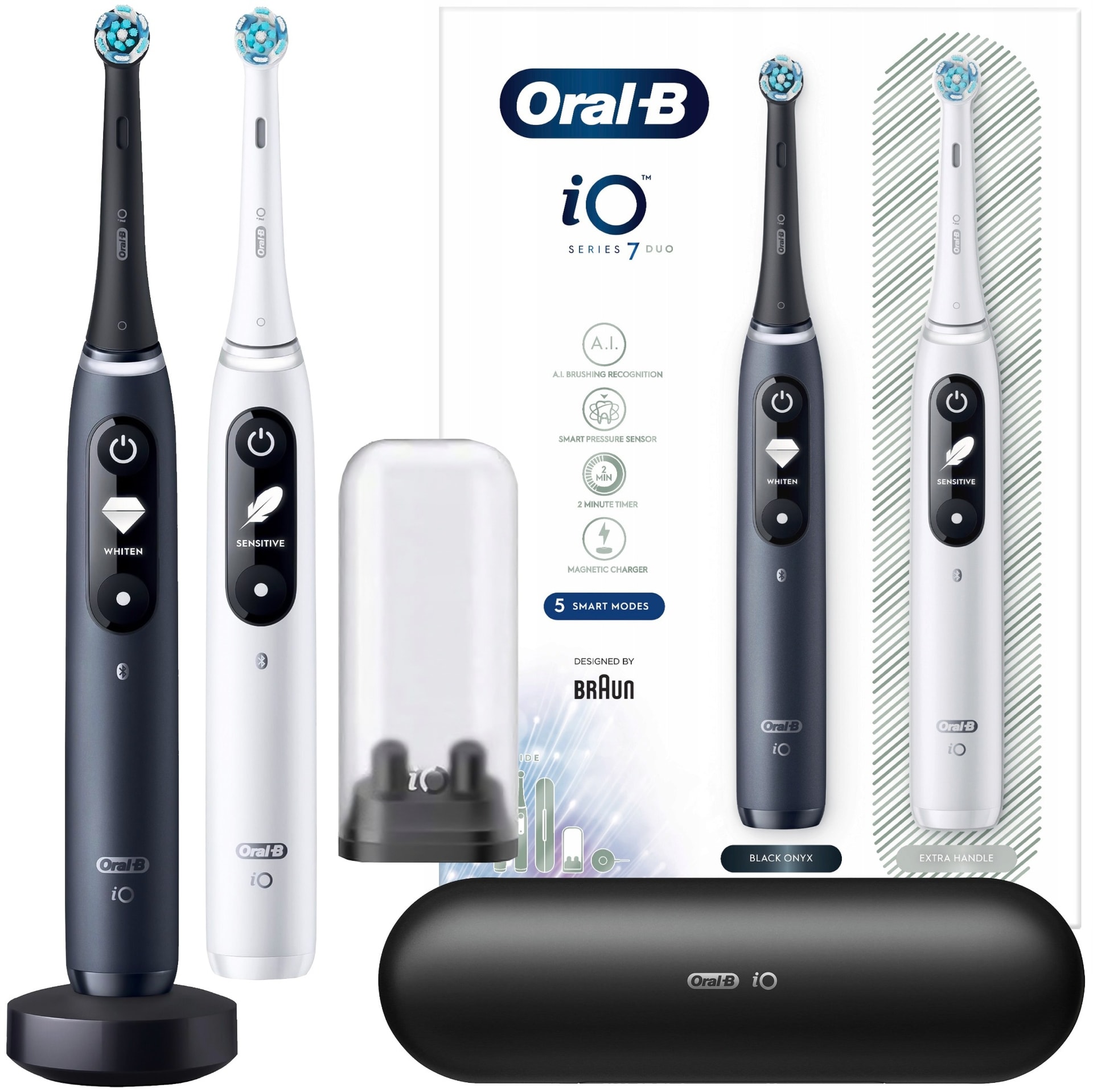Braun Oral-B iO Series 7 Duo - Electric toothbrush for two