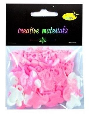 Galeria Hobby Textile decorative elements 4g christening pink MIX