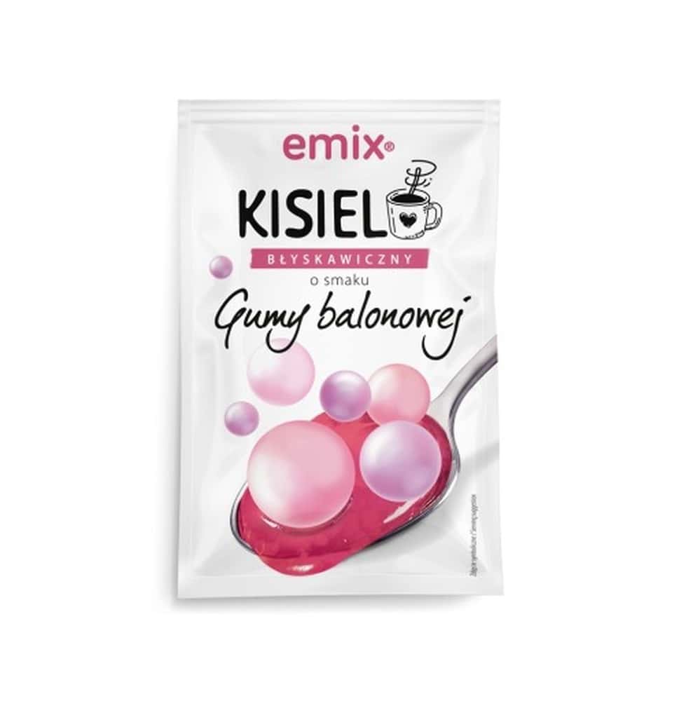 Emix Kisiel Bubble Gum 30g - Sweet dessert for every sweet tooth!
