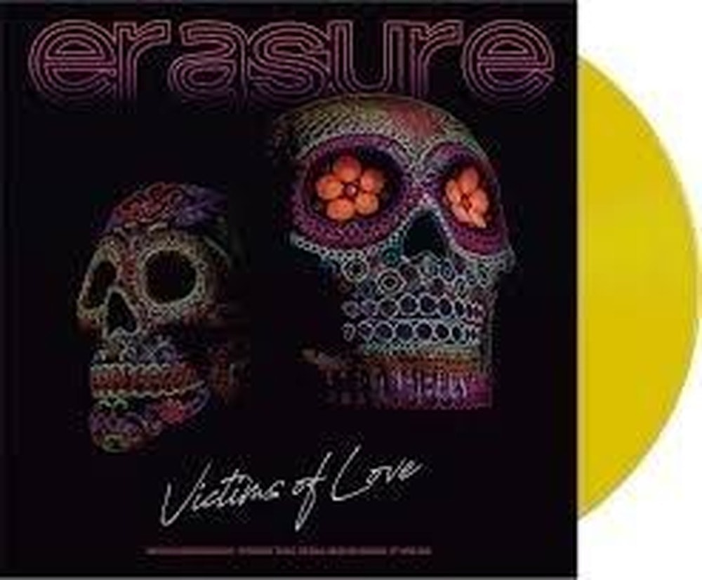 Erasure Victims of Love - Yellow vinyl LP - 1987 concert